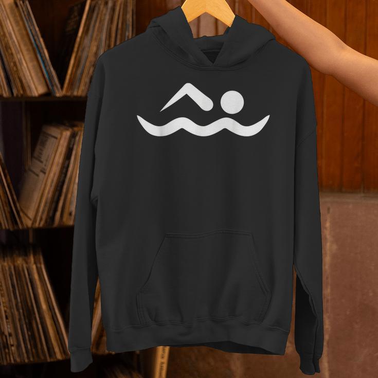 Swimming Icon Unisex Hoodie