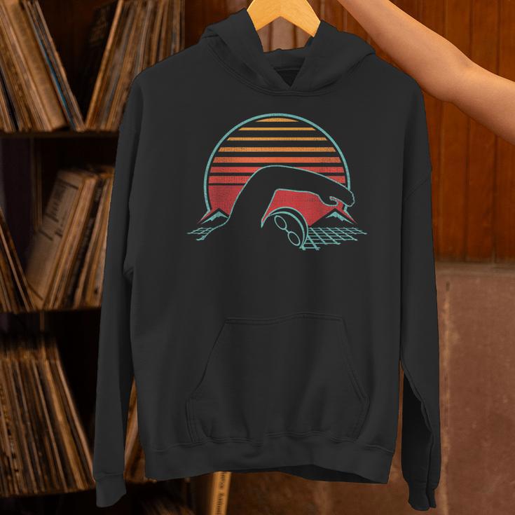 Swimming Retro Vintage 80s Style Swimmer Unisex Hoodie Swimming Retro Vintage 80s Style Swimmer Unisex Hoodie