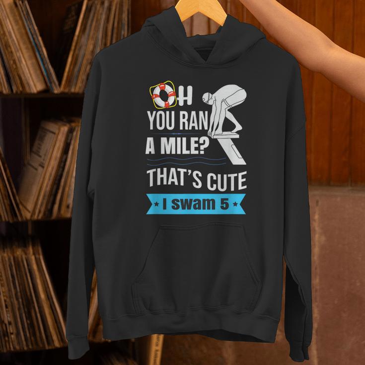 Swimming Saying For Swimmers Unisex Hoodie Swimming Saying For Swimmers Unisex Hoodie