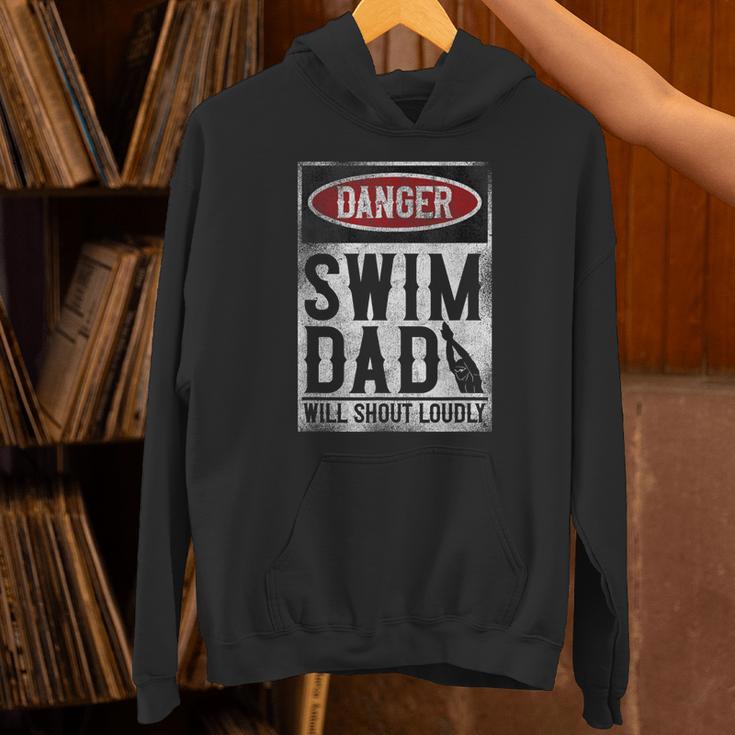 Swimming Swimmer DANGER Swim Dad Unisex Hoodie Swimming Swimmer DANGER Swim Dad Unisex Hoodie
