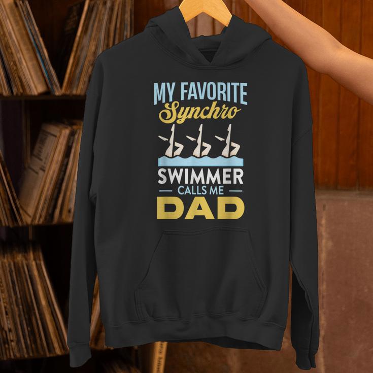 Synchronized Swimming Dad Favorite Synchro Swimmer Artistic Unisex Hoodie