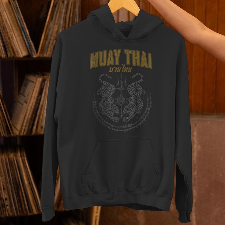 Twin Tiger Sak Yant Muay Thai Unisex Hoodie Twin Tiger Sak Yant Muay Thai Unisex Hoodie