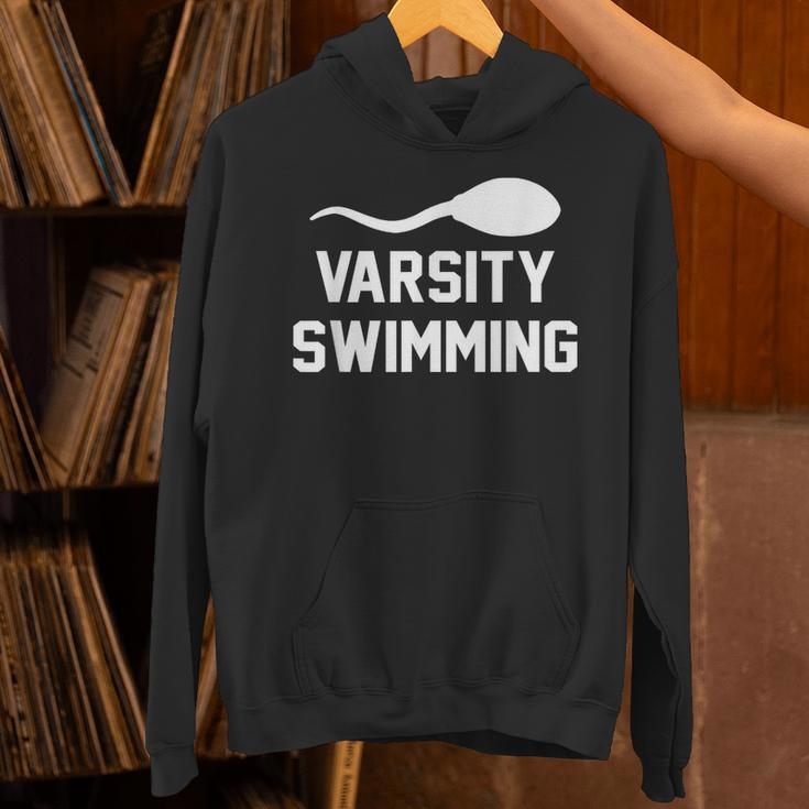 Varsity Swimming For Men Women Unisex Hoodie