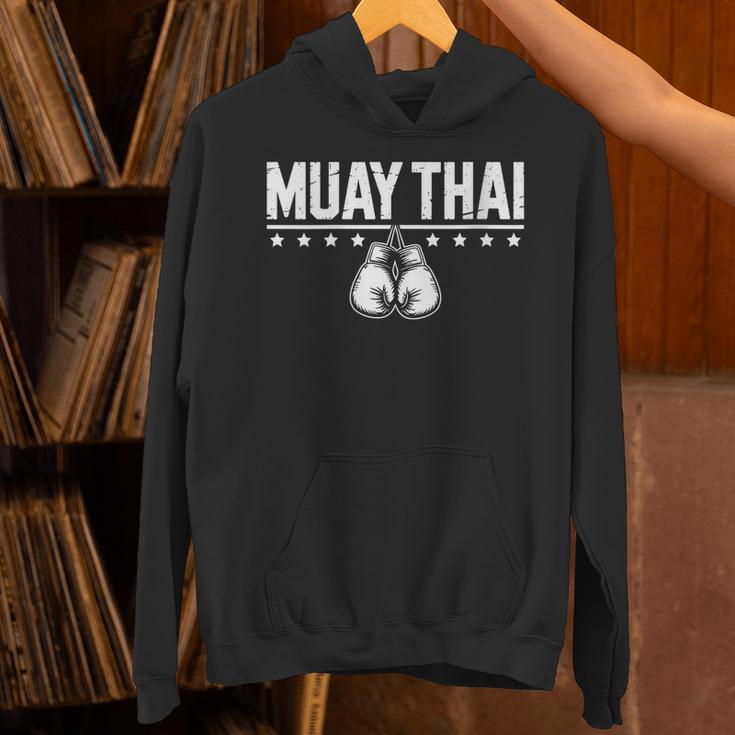 Women's Cute Muay Thai Art For Men Women Kids Muay Thai Lovers Unisex Hoodie
