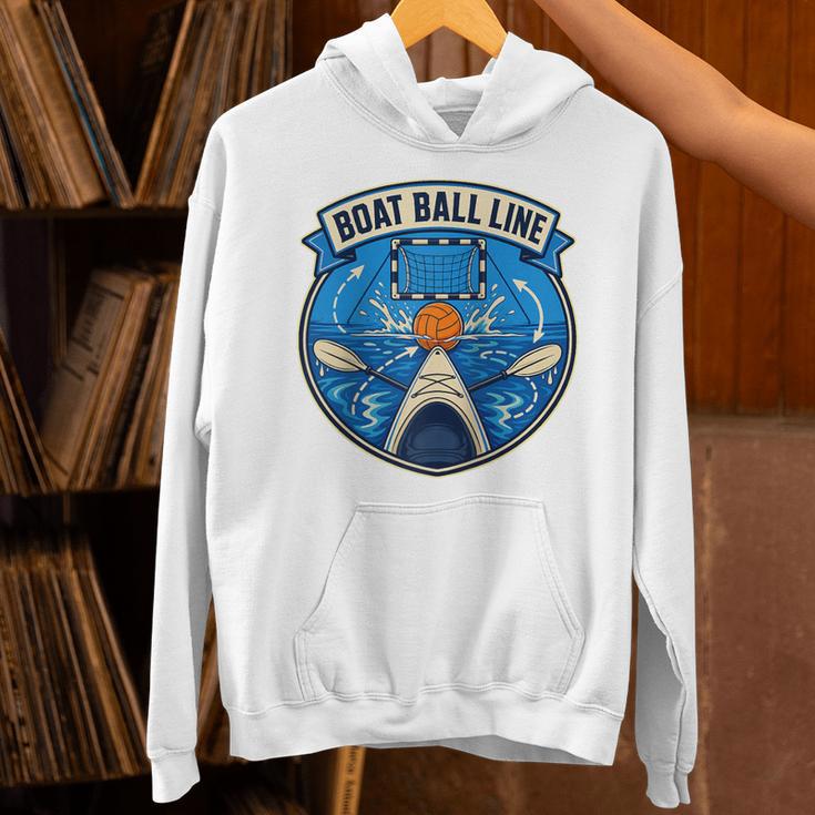 Boat Ball LINE Kayak Polo Canoe Team Raglan Baseball Tee Unisex Hoodie