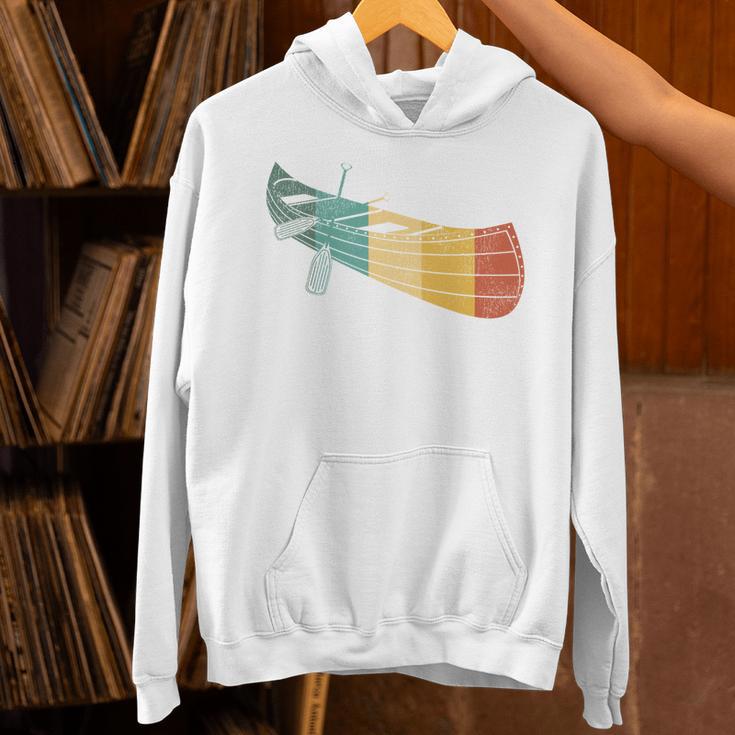 Canoe Canoeing Retro Vintage Unisex Hoodie