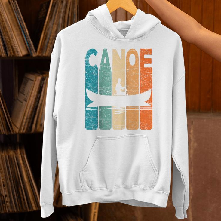 Canoe Vintage Canoeing Retro Canoe Paddling Raglan Baseball Tee Unisex Hoodie