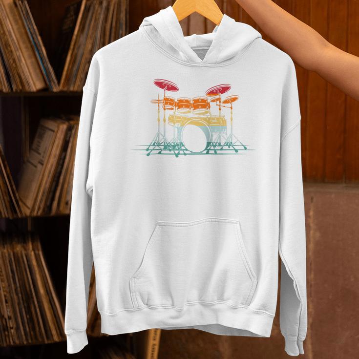 Drum Kit Musical Retro Instrument Musician Raglan Baseball Tee Unisex Hoodie Drum Kit Musical Retro Instrument Musician Raglan Baseball Tee Unisex Hoodie