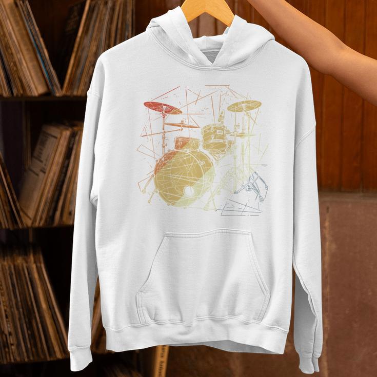 Drum Kit Retrowave Drums Unisex Hoodie Drum Kit Retrowave Drums Unisex Hoodie