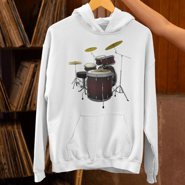 Drummer Drum Kit Raglan Baseball Tee Unisex Hoodie Drummer Drum Kit Raglan Baseball Tee Unisex Hoodie
