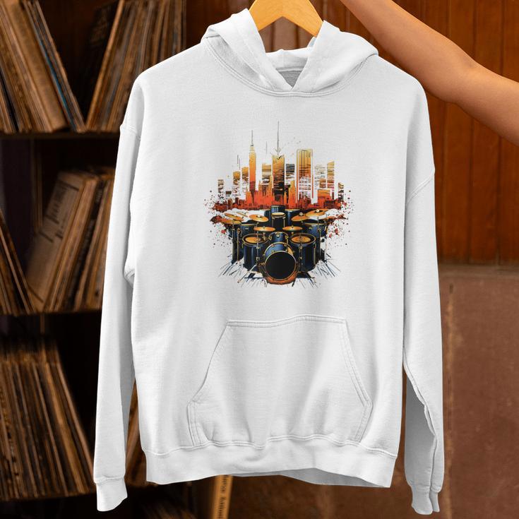 Drumset Drum Kit Music Drummer Drumming Raglan Baseball Tee Unisex Hoodie Drumset Drum Kit Music Drummer Drumming Raglan Baseball Tee Unisex Hoodie