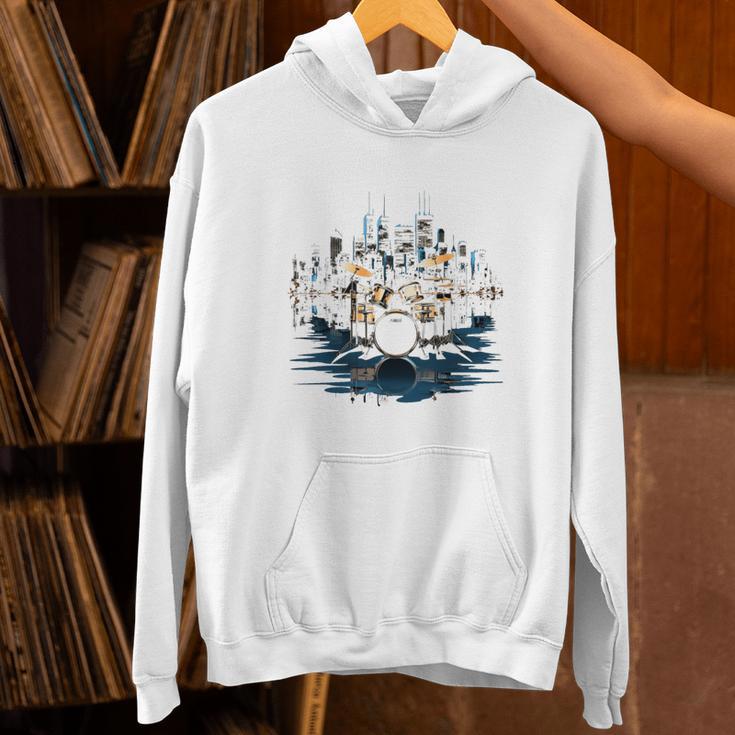 Drumset Drum Kit Music Drummer Drumming Unisex Hoodie Drumset Drum Kit Music Drummer Drumming Unisex Hoodie