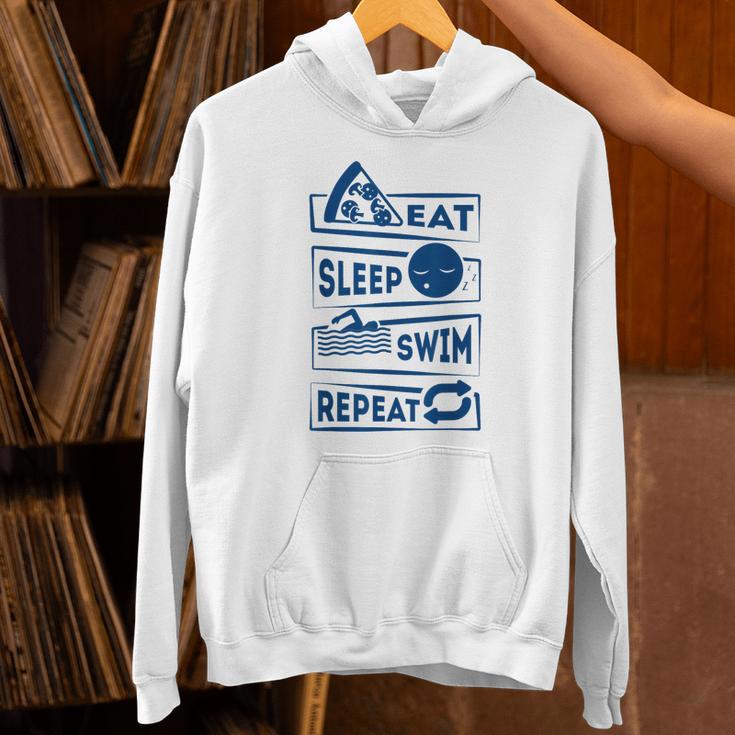 Eat Sleep Swimming Repeat Swimming Unisex Hoodie Eat Sleep Swimming Repeat Swimming Unisex Hoodie