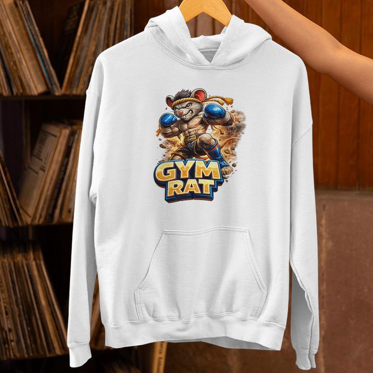 Gym Rat Kickboxing Nak Muay Thai Boxing Fighter Unisex Hoodie