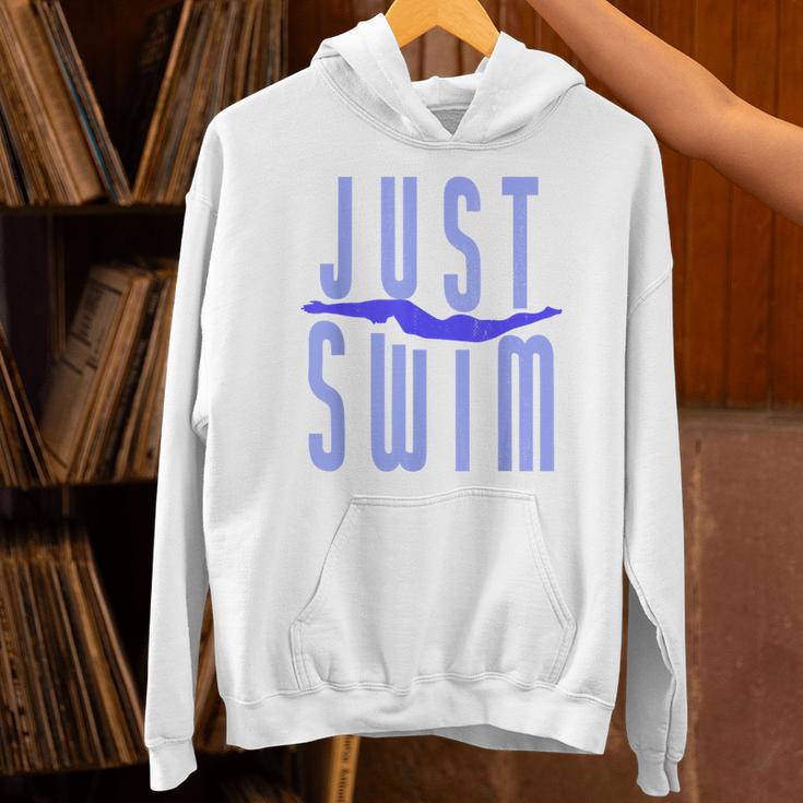 Just Swim Swimmer Swimming Unisex Hoodie Just Swim Swimmer Swimming Unisex Hoodie