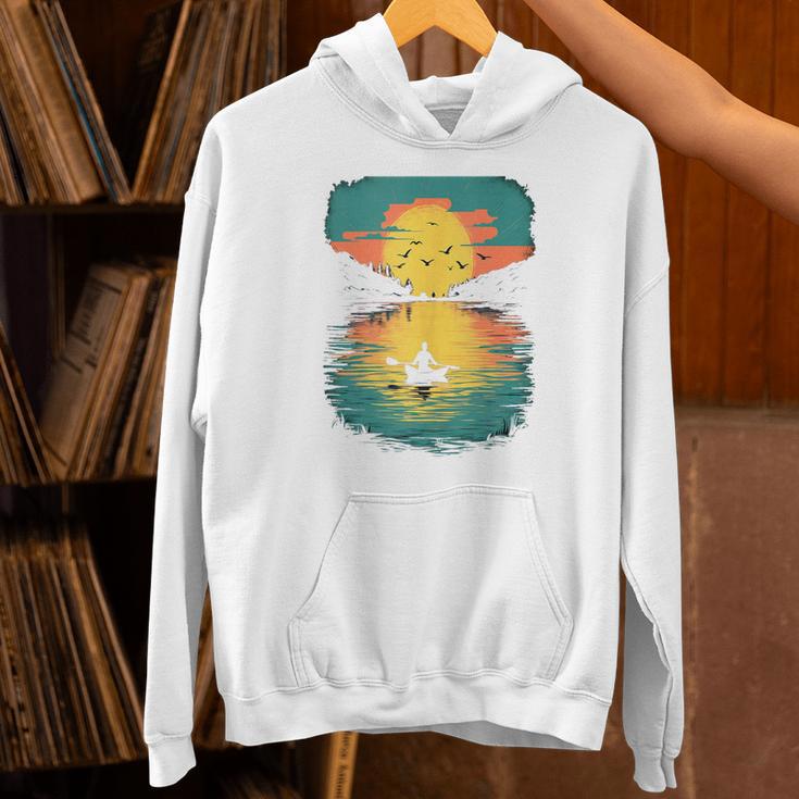 Kayak Kayak Canoe Lake Kayak Canoeing Sleeveless Unisex Hoodie