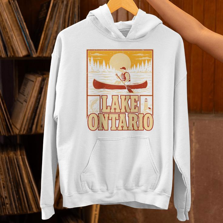 Lake Ontario Canoe Fishing Light House Sunset Retro Raglan Baseball Tee Unisex Hoodie Lake Ontario Canoe Fishing Light House Sunset Retro Raglan Baseball Tee Unisex Hoodie