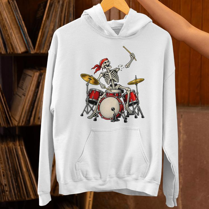 Skeleton Drummer Skull Drum Kit Halloween Raglan Baseball Tee Unisex Hoodie Skeleton Drummer Skull Drum Kit Halloween Raglan Baseball Tee Unisex Hoodie