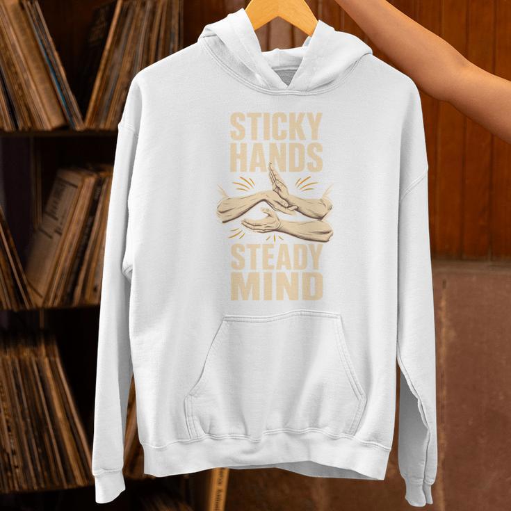 Sticky Hands Steady Mind Muay Thai Boxing Unisex Hoodie Sticky Hands Steady Mind Muay Thai Boxing Unisex Hoodie