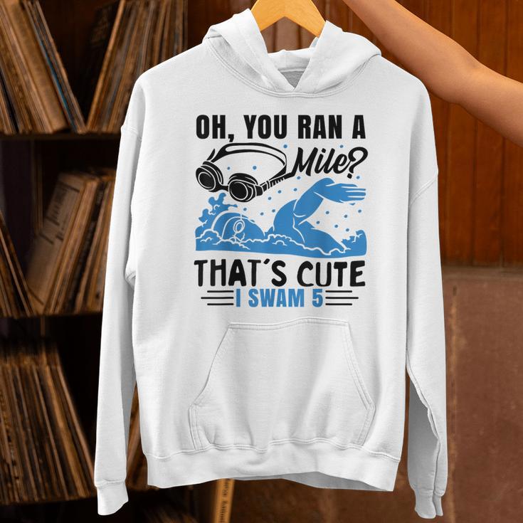 Swimmer Swimming Unisex Hoodie