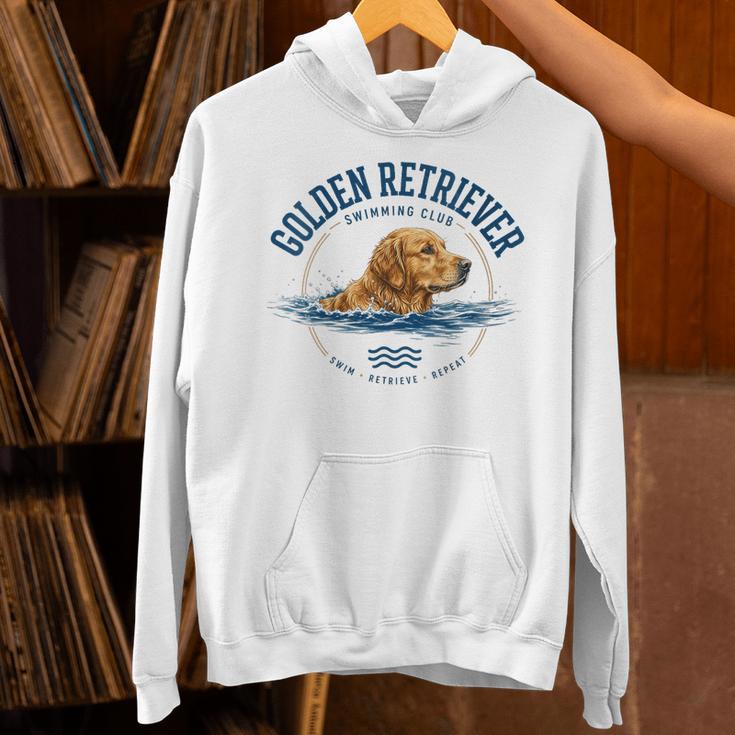 Women's Golden Retriever Swimming Unisex Hoodie Women's Golden Retriever Swimming Unisex Hoodie