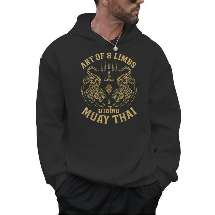 Art Of 8 Limbs MMA Tiger Muay Thai Fighter Muay Thai Men Hoodie
