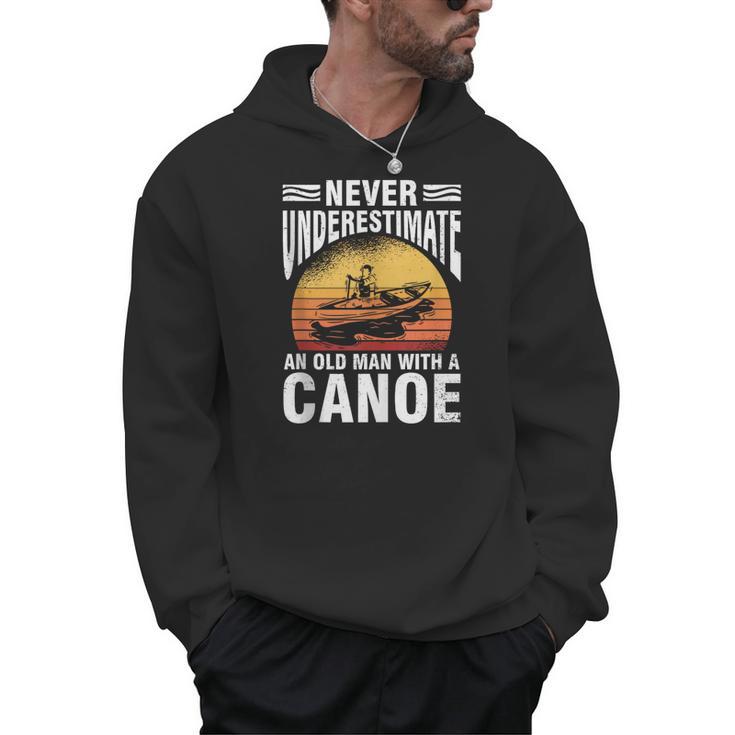 Canoe Old Man Sleeveless Men Hoodie