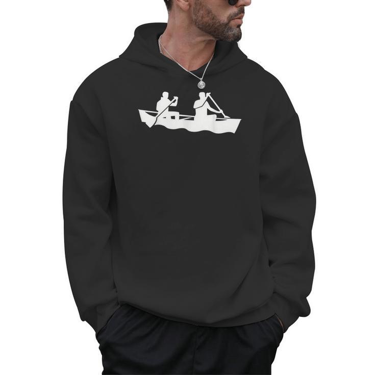 Canoe Paddlers Men Hoodie
