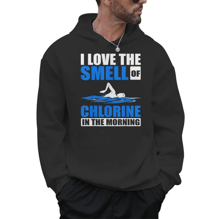 Cool Swimming Art Men Women Swimmer Swim Lover Pool Chlorine Men Hoodie