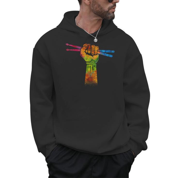 Faust Drumsticks Drummer Drummer Drum Kit Men Hoodie