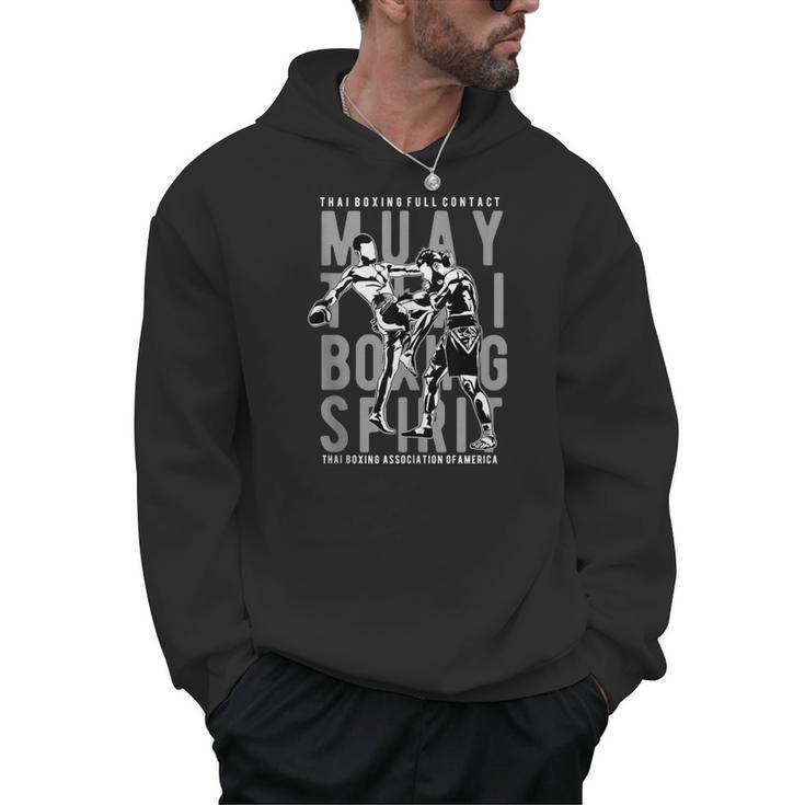 Full Contact Thai Boxing Association Of America Muay Thai Men Hoodie