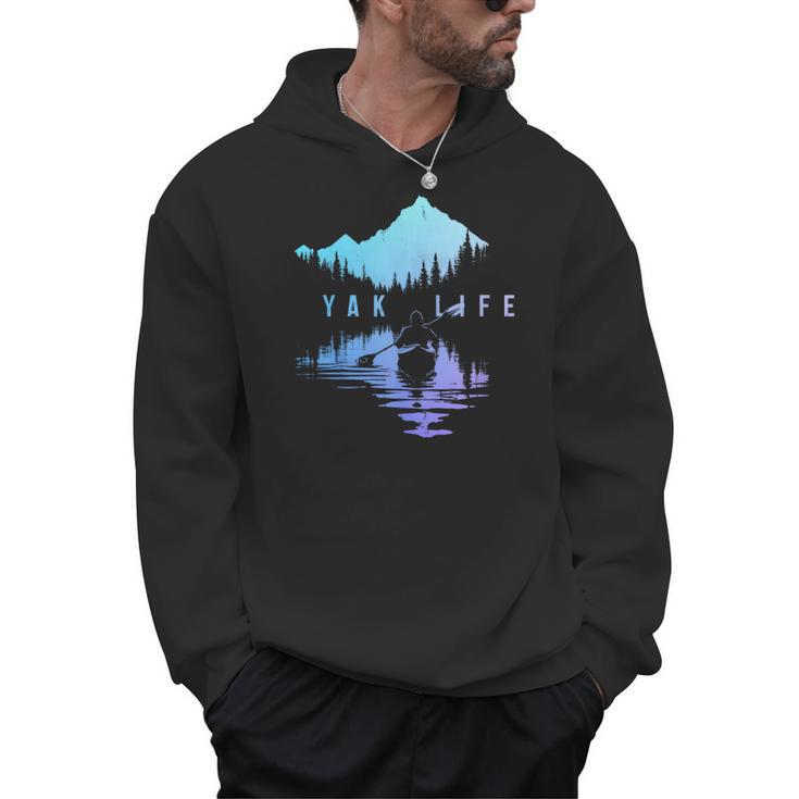Kayak Kayak Vintage Mountains Canoe Kayak Men Hoodie