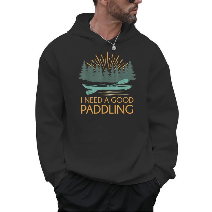 Kayaking Outdoor Water Sports Canoeing Paddle Kayak Men Hoodie