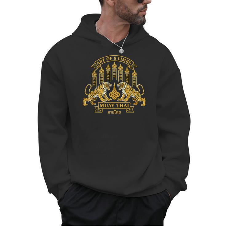 Muay Thai Art Of 8 Limbs Tiger Martial Arts Men Hoodie