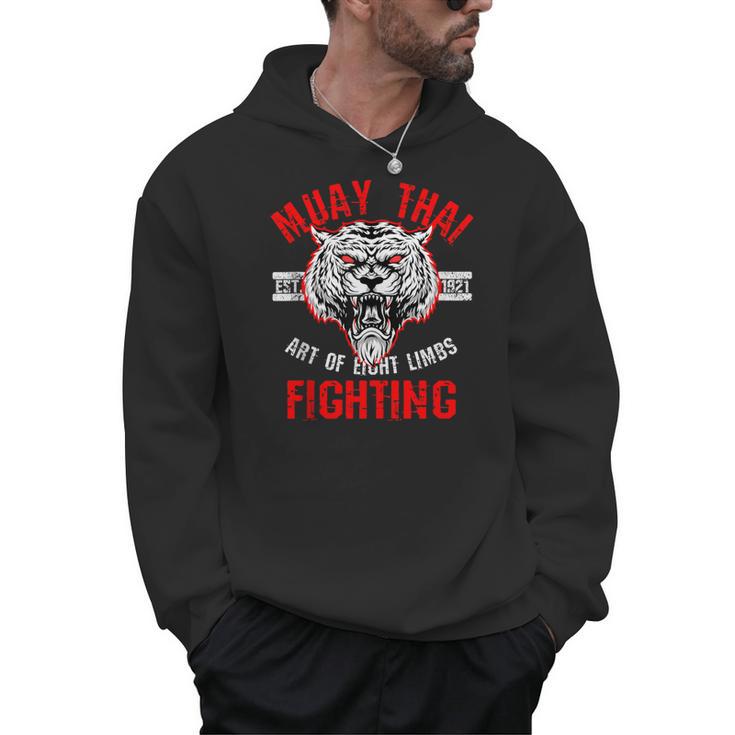 Muay Thai Art Of Eight Limbs Sak Yant Thai Boxing MMA Arts Men Hoodie