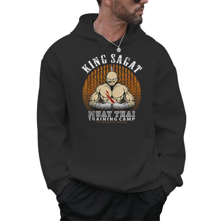 Muay Thai Boxing Training Gym Sagat Training Camp Men Hoodie