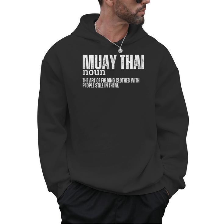 Muay Thai Definition Muay Thai Men Hoodie