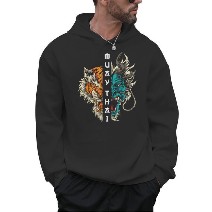 Muay Thai Dragon Tiger Men Hoodie