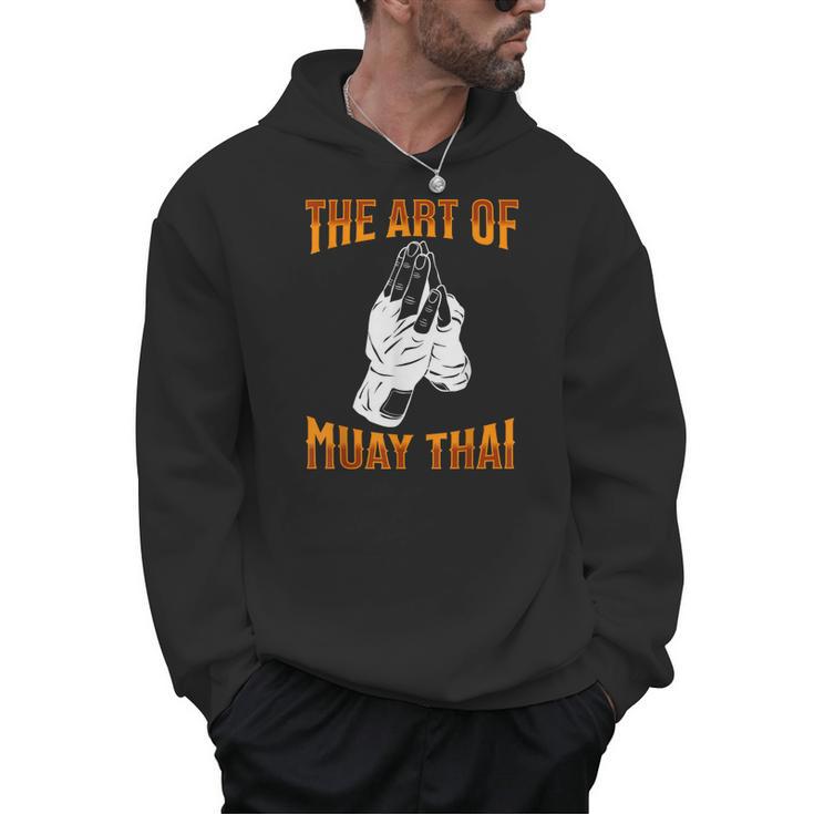 Muay Thai Fighter The Art Of Muay Thai Men Hoodie