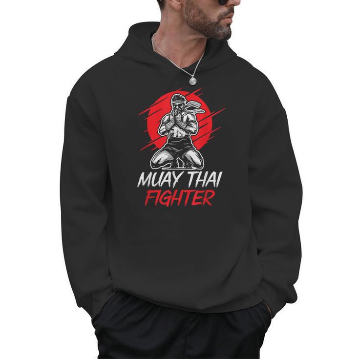 Muay Thai Fighter Martial Arts Boxing Hobby Men Hoodie