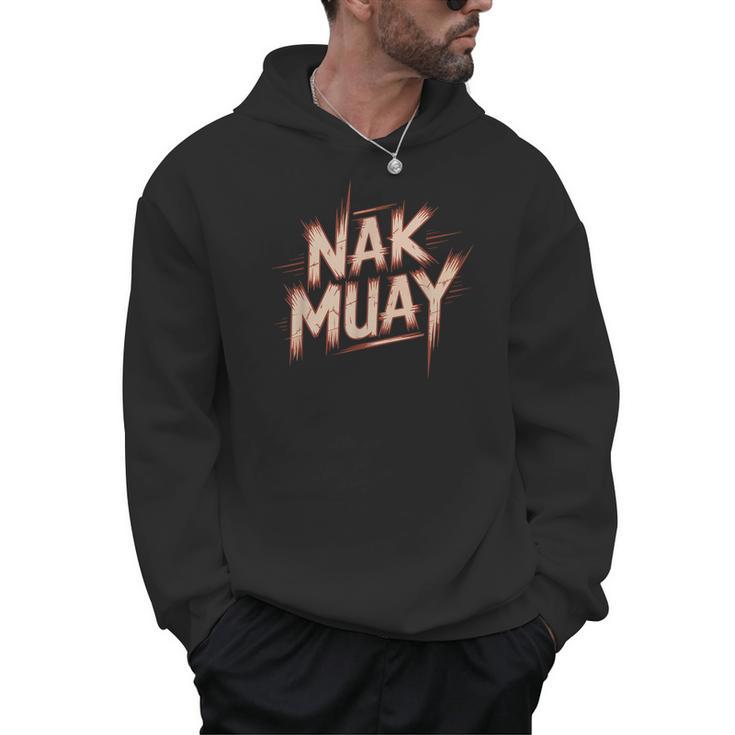 Muay Thai Fighter Nak Identity Training Practitioner Proud Men Hoodie