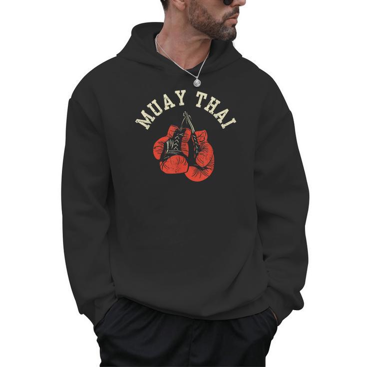 Muay Thai Hobby Boxing Fighter Martial Arts Men Hoodie