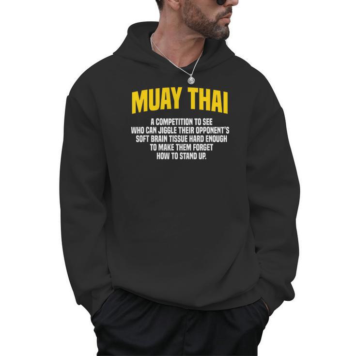 Muay Thai Martial Arts Combat Sports Men Hoodie