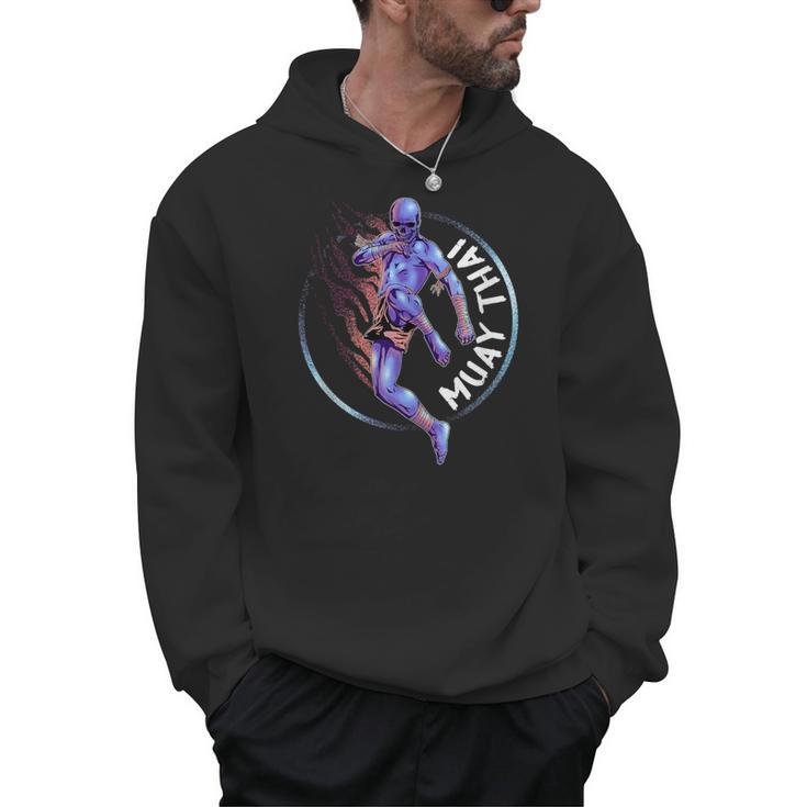 Muay Thai Skeleton Men Hoodie