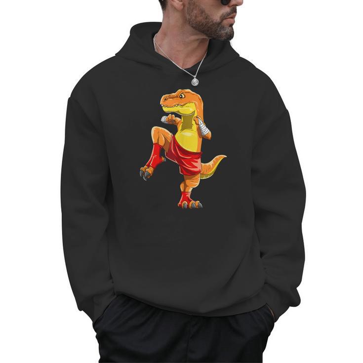 Muay Thai T-Rex Thai Boxing Men Hoodie