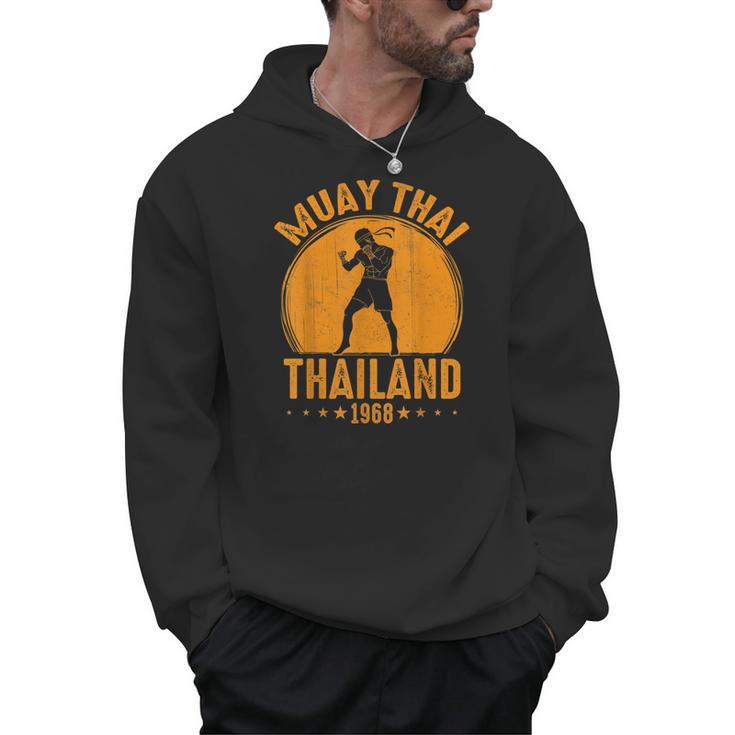 Muay Thai Thailand 1968 Slogan Sport Men Hoodie