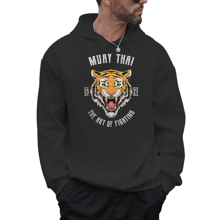 Muay Thai Tiger Thai Boxing Men Hoodie