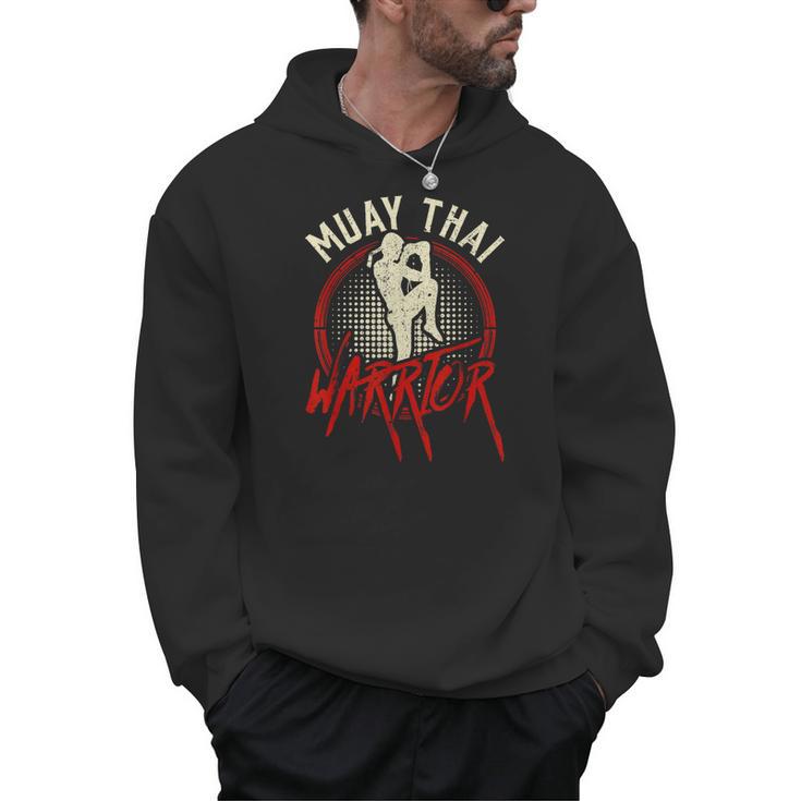 Muay Thai Warrior Fighter Boxing Martial Arts Hobby Men Hoodie
