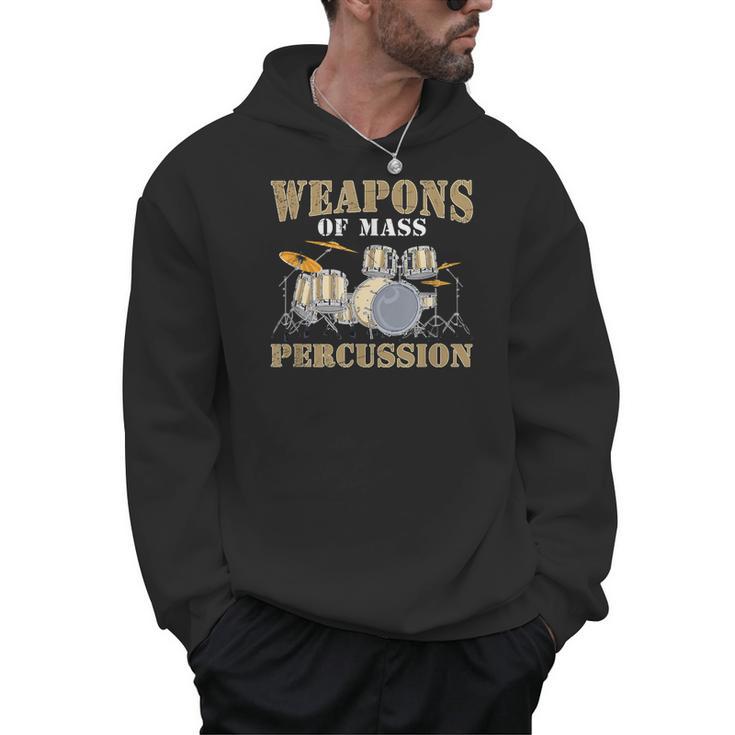Rock Band Musical Instrument Drum Kit Men Hoodie