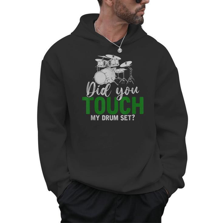 Rock Musical Instrument Band Drummer Drum Kit Men Hoodie